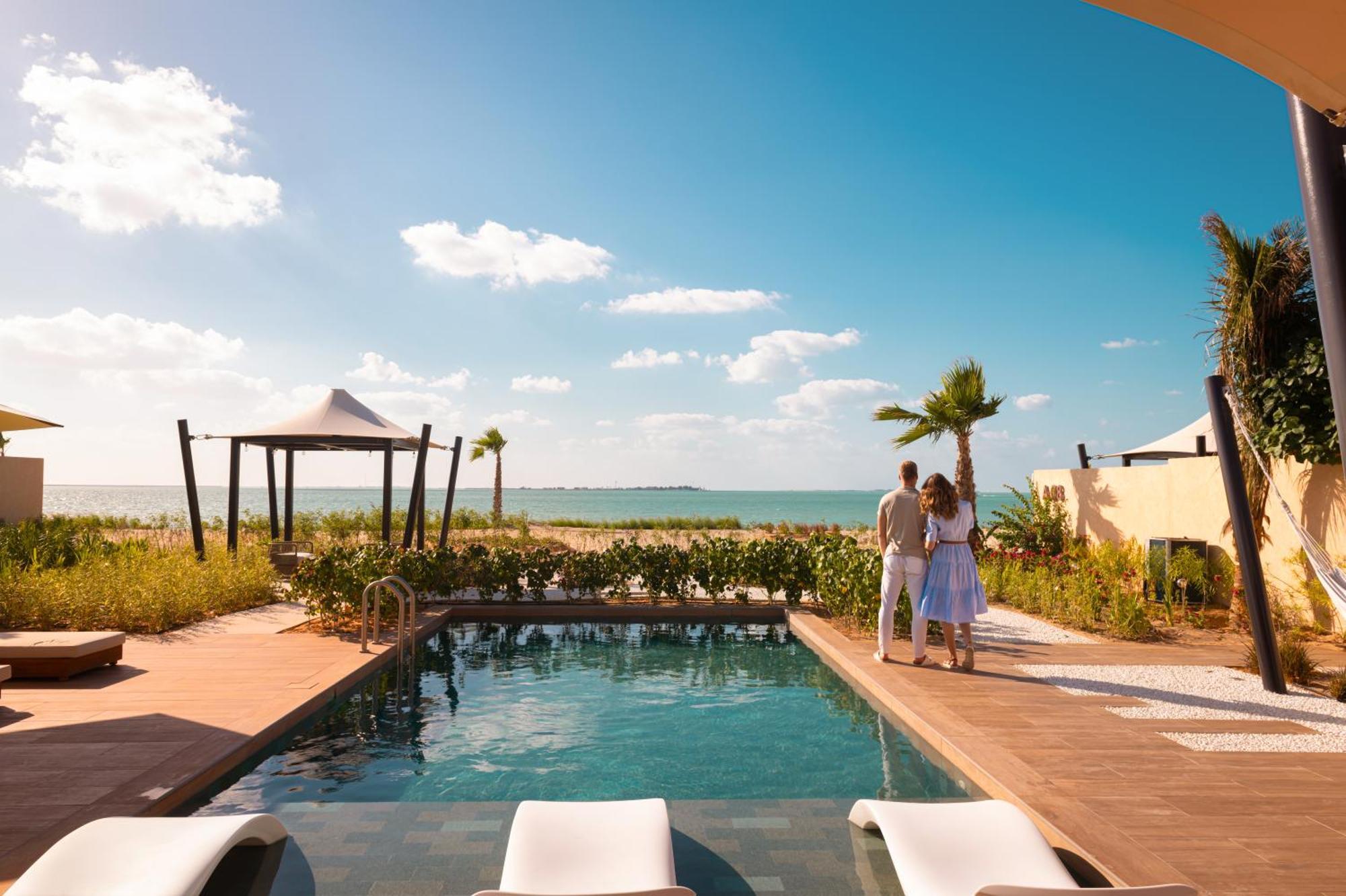 Bab Al Nojoum Hudayriyat Villas Абу Даби Стая снимка
